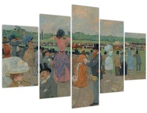 Slika - Jean-Louis Forain, The Races at Longchamp, reprodukcije (150x105 cm)