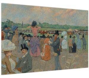 Slika - Jean-Louis Forain, The Races at Longchamp, reprodukcije (90x60 cm)