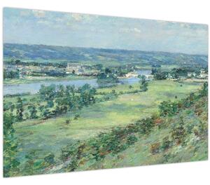 Slika - Theodore Robinson, The Valley of the Seine, From the Hills of Giverny, reprodukcije (90x60 cm)