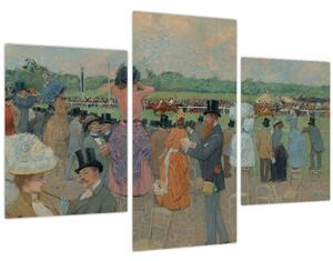 Slika - Jean-Louis Forain, The Races at Longchamp, reprodukcije (90x60 cm)