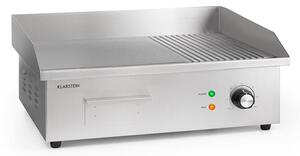 Klarstein Grillmeile 3000GR, električni roštilj, 3000 W, grill ploča, 54,5 x 35 cm, glatki/rebrasti