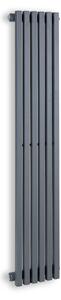 Besoa Delgado 120 x 25, radijator, 508 W, topla voda, 1/2", 4 – 10 m², sivi