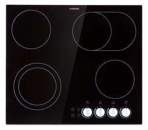 Klarstein EasyCook, staklokeramička ploča za kuhanje, 6100 W, okretni regulator, crna