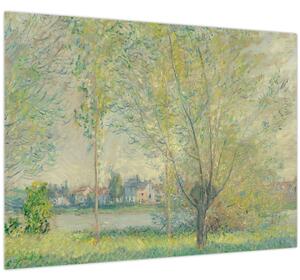 Staklena slika - Claude Monet, The Willows, reprodukcije (70x50 cm)