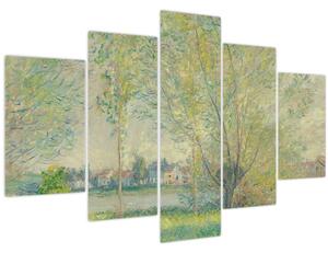 Slika - Claude Monet, The Willows, reprodukcije (150x105 cm)