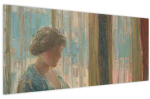 Slika - Childe Hassam, The New York Window, reprodukcije (120x50 cm)