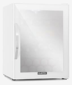 Klarstein Beersafe XL Quartz, hladnjak, D, 60 L, LED, 2 metalne rešetkaste police, staklena vrata, bijeli