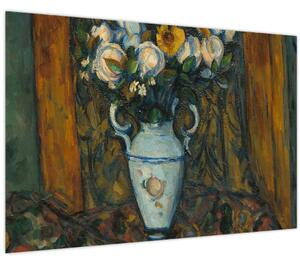 Slika - Paul Cézanne, Vase of Flowers, reprodukcije (90x60 cm)