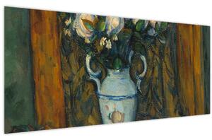 Slika - Paul Cézanne, Vase of Flowers, reprodukcije (120x50 cm)