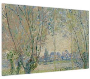 Slika - Claude Monet, Woman Seated under the Willows, reprodukcije (90x60 cm)