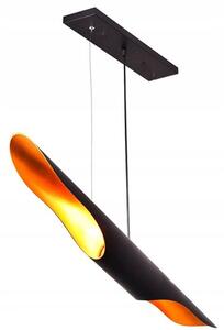 Stropna svjetiljka APP298-1CP Cijev Crno zlato 60cm