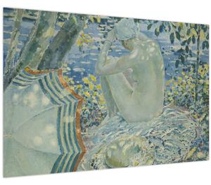 Slika - Frederick Carl Frieseke, On the Bank, reprodukcije (90x60 cm)