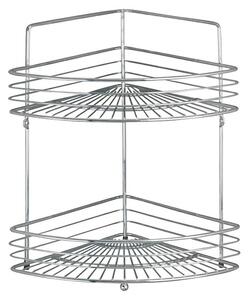 Wenko Kutna košarica za tuš kabinu Milano (Š x V: 315 x 370 mm, Srebrna, Visokog sjaja)