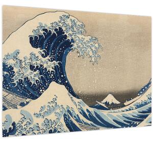 Slika - Katsushika Hokusai, Under the Wave off Kanagawa, reprodukcije (70x50 cm)