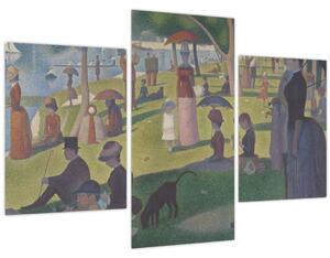 Slika - Georges Seurat, A Sunday on La Grande Jatte, reprodukcije (90x60 cm)