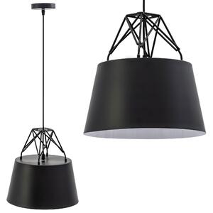 Stropna svjetiljka Viseća metalna crna APP422-1CP