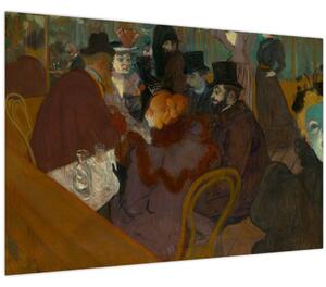 Slika - Henri de Toulouse-Lautrec, At the Moulin Rouge, reprodukcije (90x60 cm)