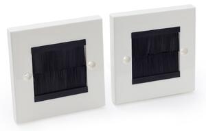 OneConcept Poklopac za kabele, set od 2 komada, cca 86 × 86 mm