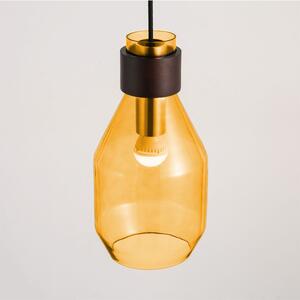 Staklena stropna svjetiljka narančasta APP434-1CP