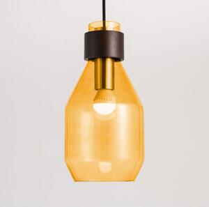 Staklena stropna svjetiljka narančasta APP434-1CP