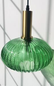 Stropna viseća staklena svjetiljka Zelena APP465-1CP