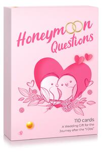 Spielehelden Honeymoon Questions, kartaška igra, više od 100 pitanja, poklon kutija, na engleskom jeziku