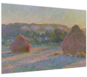 Slika - Claude Monet, Stacks of Wheat (End of Summer) , reprodukcije (90x60 cm)