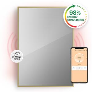 Klarstein La Palma 750 pametni grijač 2 u 1 infracrveni konvektor 85x60cm 750W ogledalo prednje