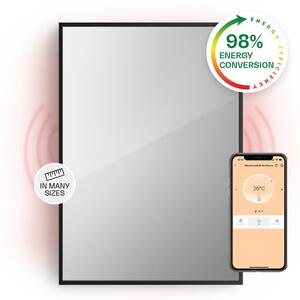 Klarstein La Palma 750 pametni grijač 2 u 1 infracrveni konvektor 85x60cm 750W ogledalo prednje