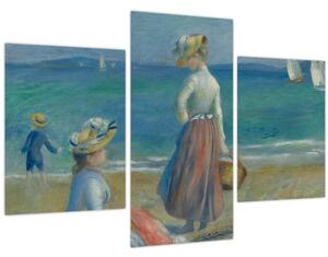 Slika - Auguste Renoir, Figures on the Beach, reprodukcije (90x60 cm)