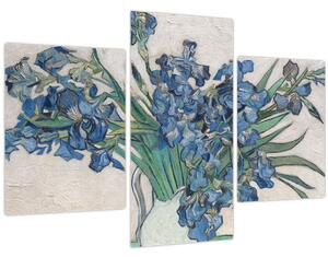 Slika - Vincent van Gogh, Irises, reprodukcije (90x60 cm)