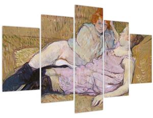 Slika - Henri de Toulouse-Lautrec, The Sofa, reprodukcije (150x105 cm)