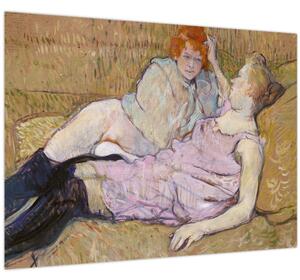 Slika - Henri de Toulouse-Lautrec, The Sofa, reprodukcije (70x50 cm)