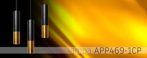 Stropna svjetiljka Metal Crno zlato APP469-1CP