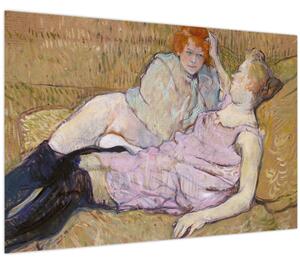 Slika - Henri de Toulouse-Lautrec, The Sofa, reprodukcije (90x60 cm)