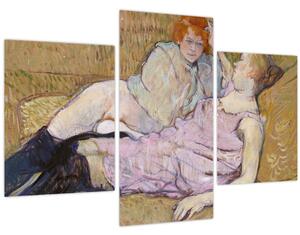 Slika - Henri de Toulouse-Lautrec, The Sofa, reprodukcije (90x60 cm)