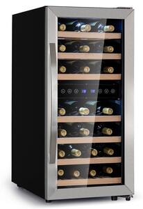 Klarstein Vinamour 33 Duo, hladnjak za vino, 2 zone, 89 l / 33 boce, 5-18 °C, upravljanje na dodir