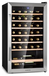 Klarstein Vinamour 32 Uno, vinska vitrina, 1 zona, 95 l / 36 boca, 4-18 °C, upravljanje na dodir