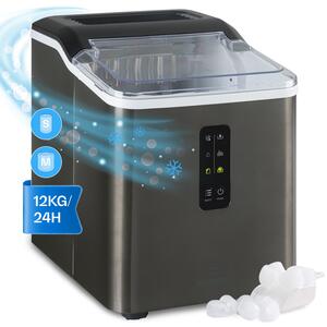 Klarstein Albaron Supreme, ledomat, oblik glavčine, 12 kg / 24 h, 1,5 ltr. Tijelo od nehrđajućeg čelika