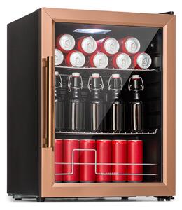 Klarstein Beersafe XL, hladnjak, 60 litara, 2 police, dvostruka izolacija panoramskih vrata, inox