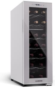 Klarstein Shiraz 18 Duo, hladnjak za vino, 2 zone, 53 l/18 boca, 5-18 / 5-18 °C, upravljanje na dodir