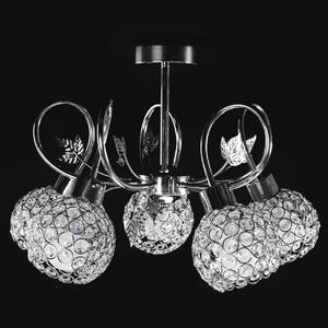 Kristalna svjetiljka luster s metalnim listovima APP636-5C