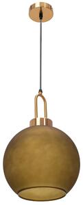 Stropna viseća svjetiljka staklena mat lopta 25cm APP627-1CP