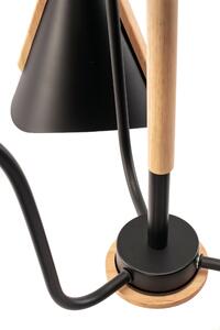 Skandinavska stropna svjetiljka s tri ruke Crna APP605-3C