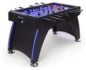 KLARFIT Arrowhead, stolni nogomet, 117 x 68, LED osvjetljenje, automatsko brojanje golova, crni