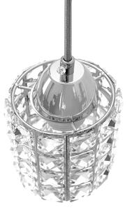 Kristalna stropna svjetiljka srebrna APP728-3CP