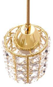 Kristalna stropna svjetiljka zlatna APP725-3CP