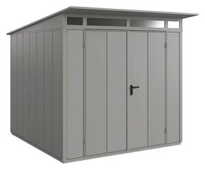 EcoStar Spremište Elegant-P Tip 2 (Vanjska širina uklj. krovni prevjes: 247,9 cm, Vanjska dubina uklj. krovni prevjes: 283,4 cm, Siva, Dvostruka vrata)