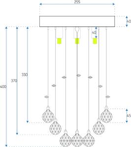 Kristalna svjetiljka App782-1c