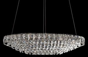 Crystal oval LED stropna svjetiljka App775-1CP